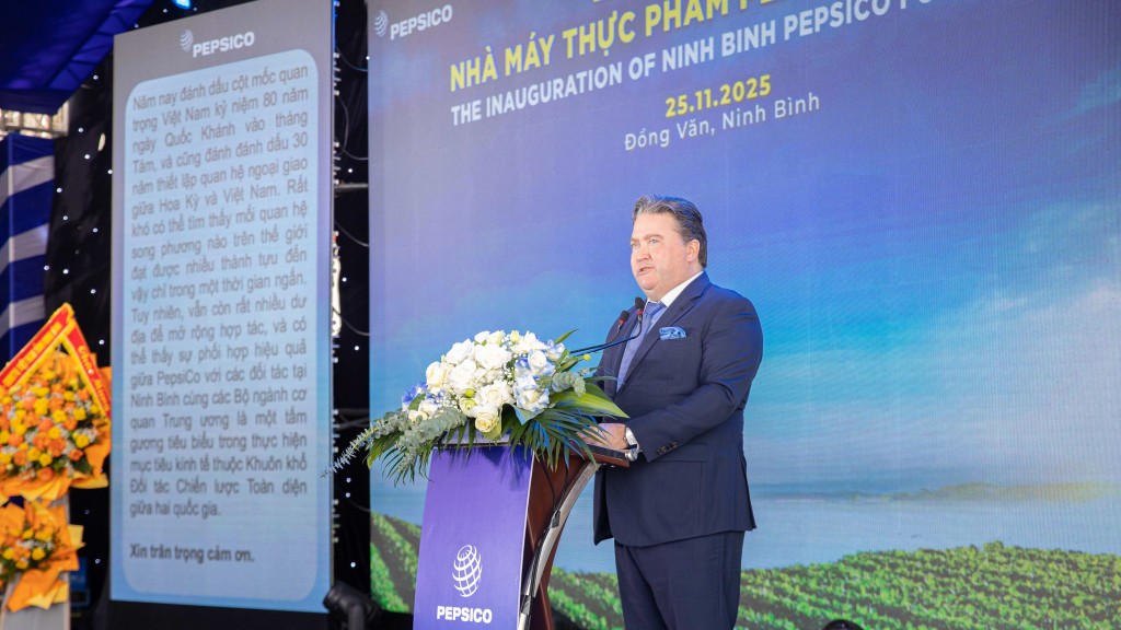 Khánh thành Nhà máy thực phẩm PepsiCo đầu tiên tại miền Bắc