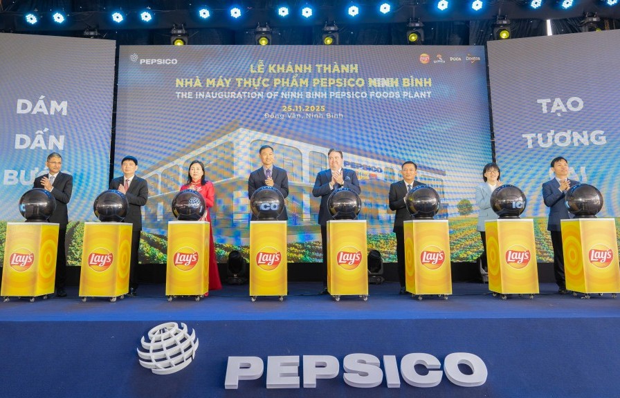 Khánh thành Nhà máy thực phẩm PepsiCo đầu tiên tại miền Bắc