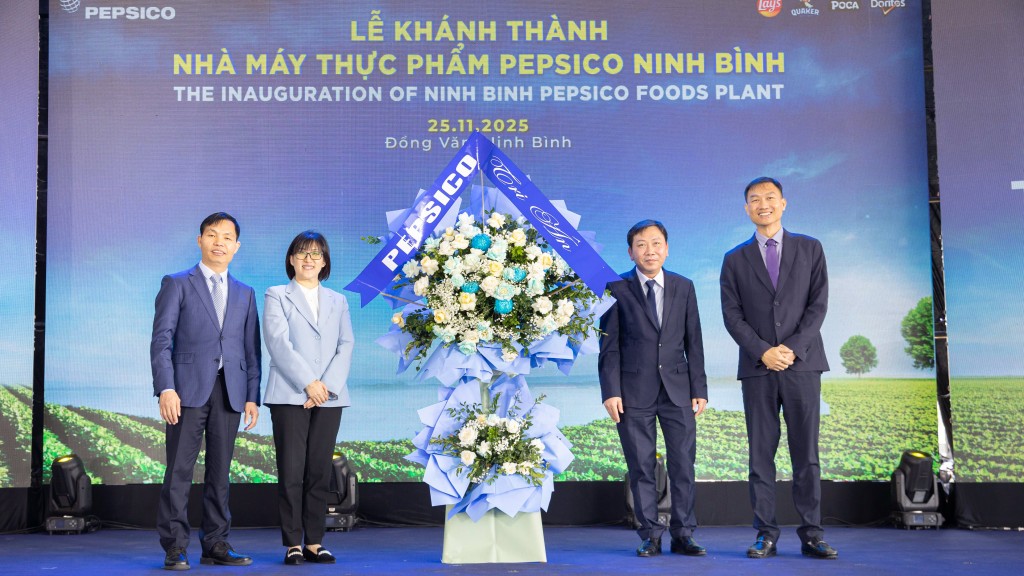 Khánh thành Nhà máy thực phẩm PepsiCo đầu tiên tại miền Bắc