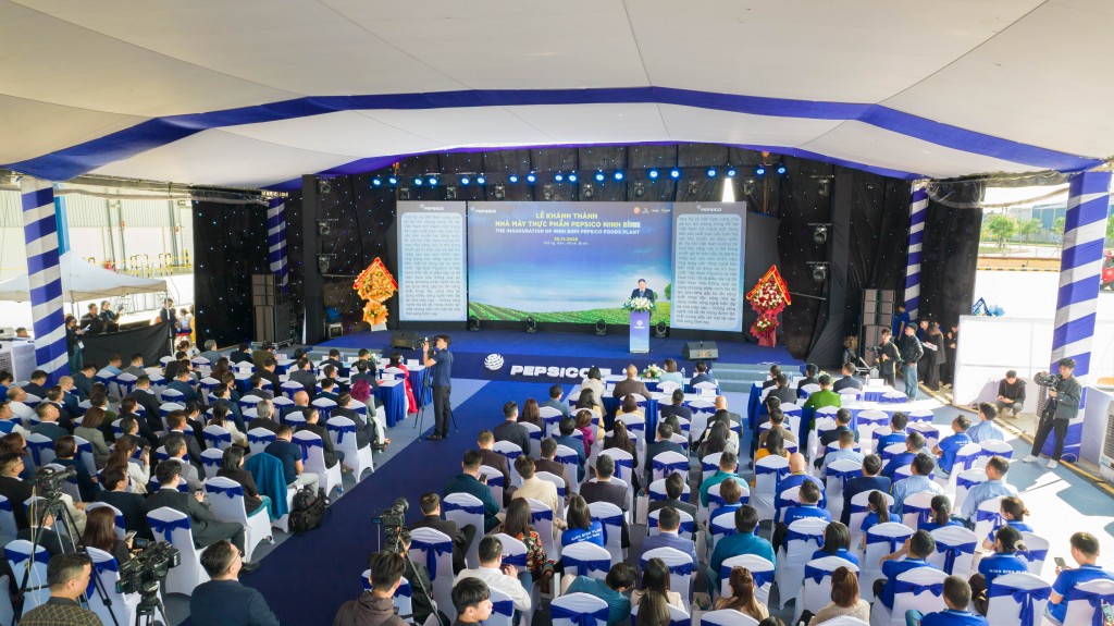 Khánh thành Nhà máy thực phẩm PepsiCo đầu tiên tại miền Bắc