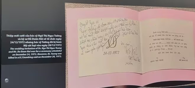 Đám cưới của bác sĩ Ngô Thị Ngọc Tường và kỹ sư Đỗ Doãn Hải dự kiên sẽ diễn ra vào ngày 24/12/1972 nhưng bác sĩ Tường đã bị bom Mỹ sát hại vào ngày 20/12/1972