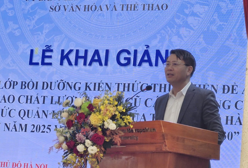 Phát biểu tại lễ khai giảng, PGS. TS Nguyễn Văn Tuân - Phó Hiệu trưởng Trường Đại học Thủ đô Hà Nội cho biết: 