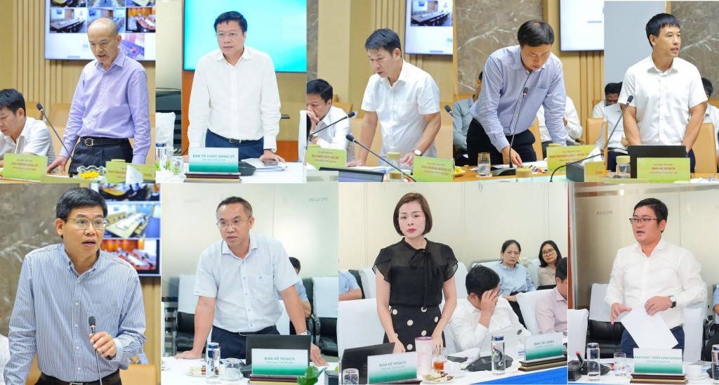 Đại diện các Ban chuyên môn đề xuất giải pháp cho giai đoạn tới