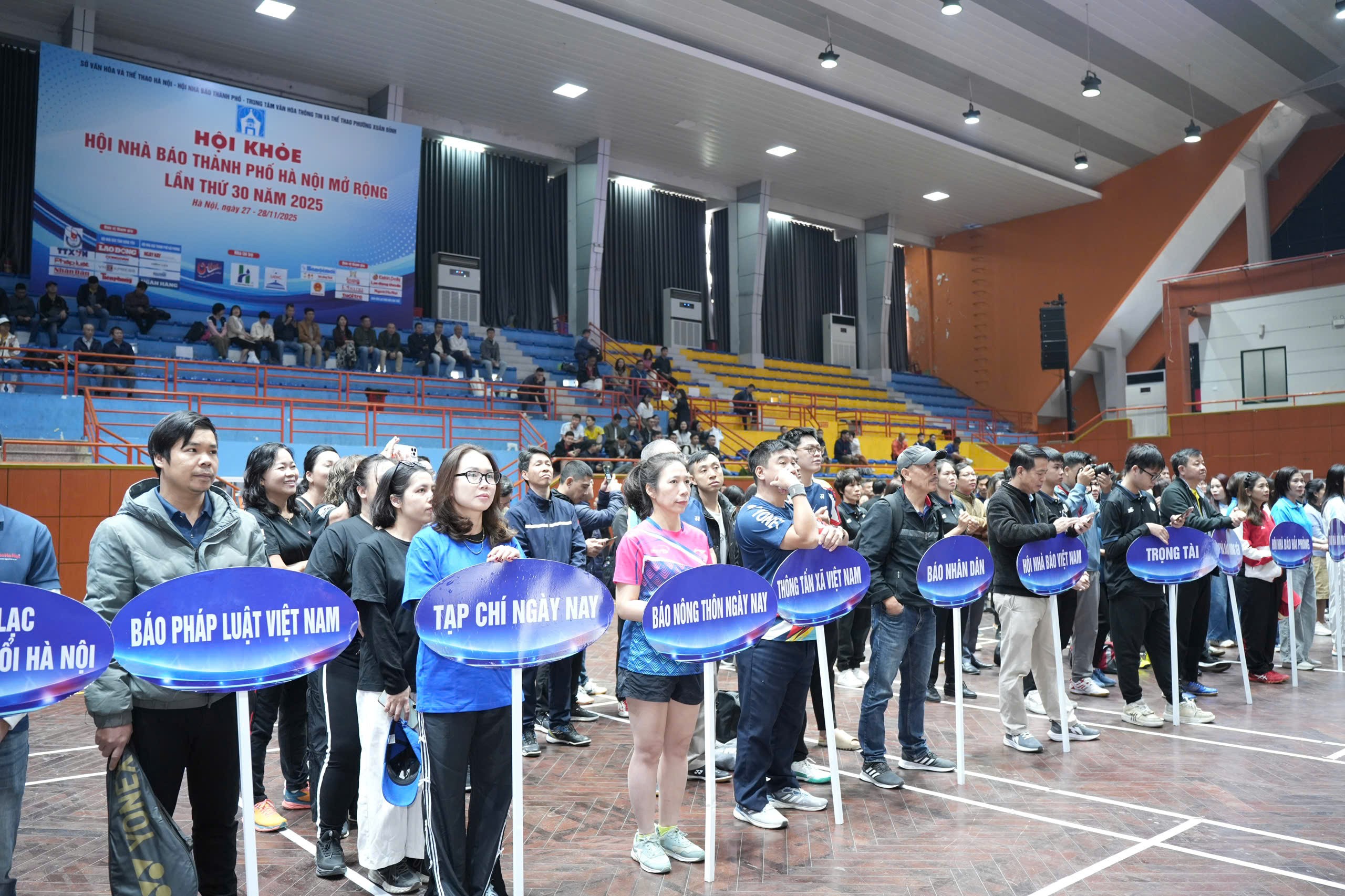 Gần 300 hội viên tranh tài tại Hội khỏe Hội Nhà báo TP Hà Nội mở rộng lần thứ 30