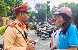 Hơn 3.100 học sinh vi phạm giao thông bị gửi danh sách đến Sở GD&ĐT