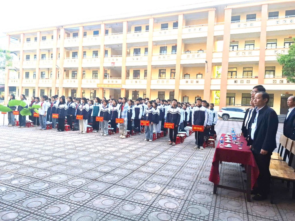 Xã Cổ Đô khai mạc kỳ thi chọn học sinh giỏi lớp 9