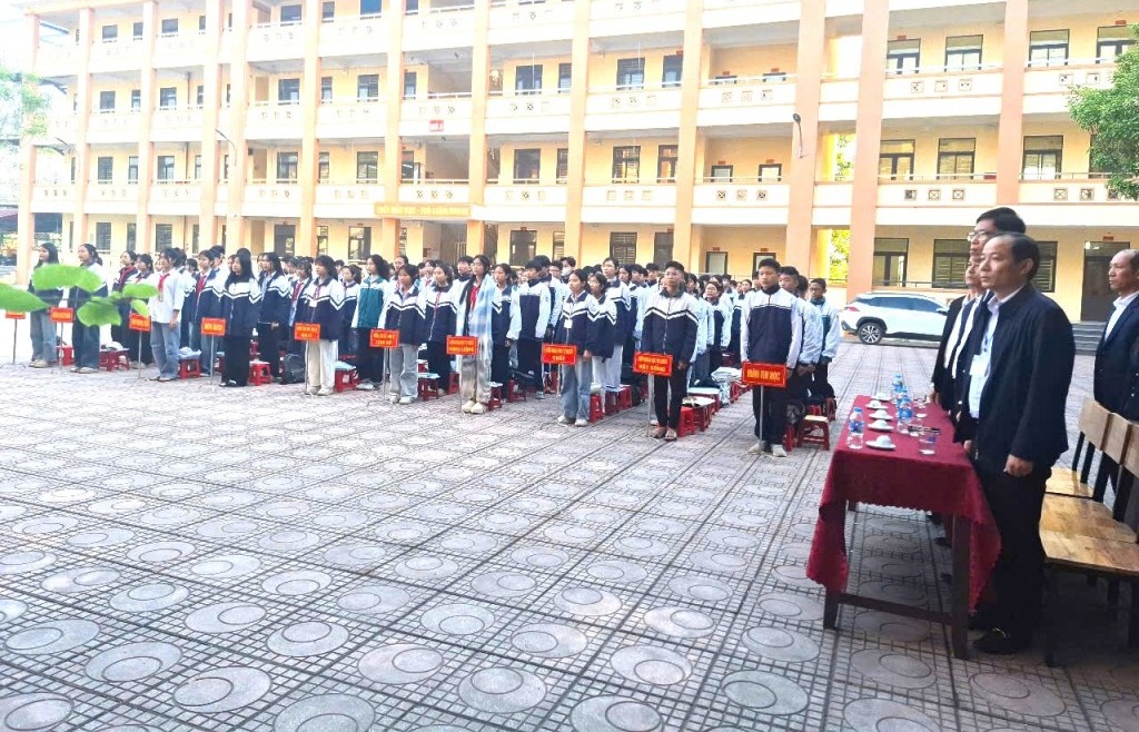 Xã Cổ Đô khai mạc kỳ thi chọn học sinh giỏi lớp 9