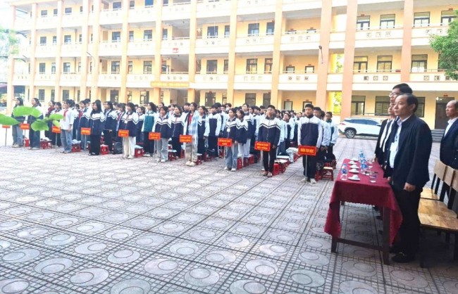 Xã Cổ Đô khai mạc kỳ thi chọn học sinh giỏi lớp 9