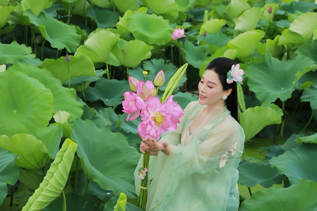 Du khách nội thành Hà Nội đổ về làng So chụp ảnh với đầm sen bát ngát ở làng So Du khách nội thành Hà Nội đổ về làng So chụp ảnh với đầm sen bát ngát ở làng So