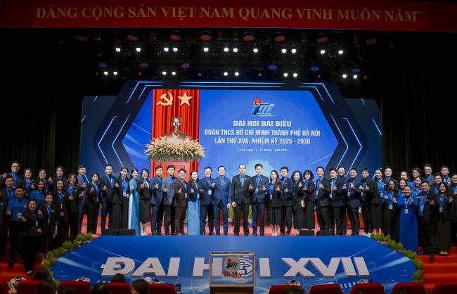 [CHÙM ẢNH] Phiên thứ nhất Đại hội đại biểu Đoàn TNCS Hồ Chí Minh TP Hà Nội