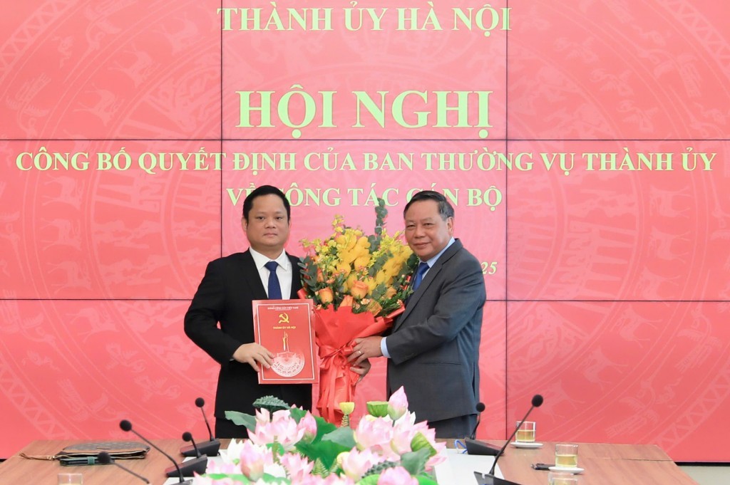 Đồng chí Vũ Minh Tuấn giữ chức Phó Trưởng ban Tuyên giáo và Dân vận Thành uỷ Hà Nội