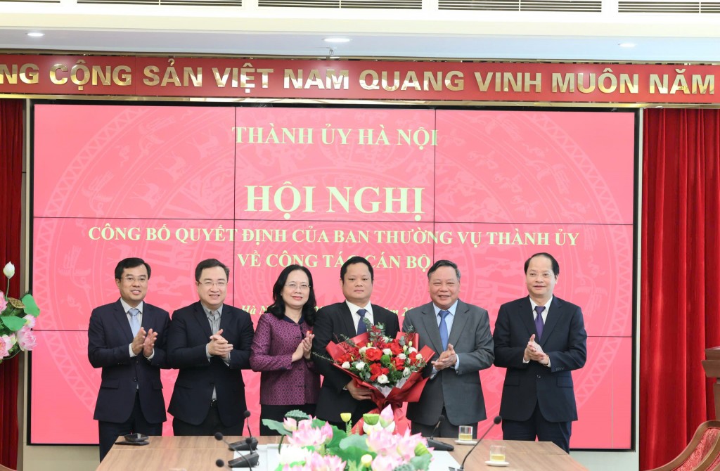 Đồng chí Vũ Minh Tuấn giữ chức Phó Trưởng ban TG&DV Thành uỷ