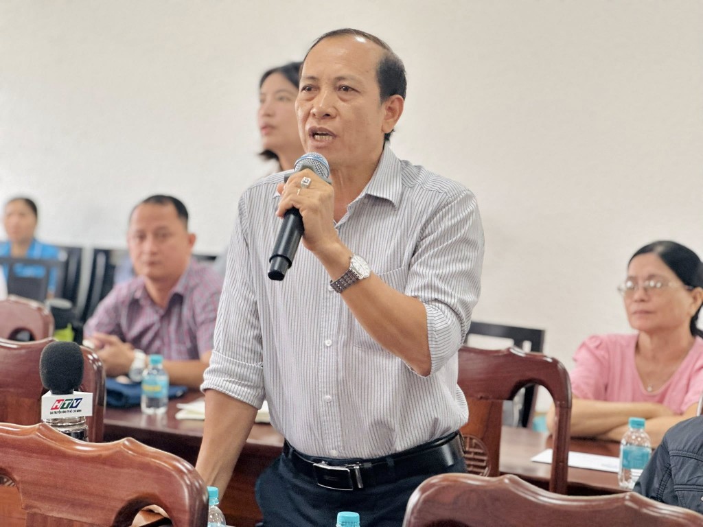 Cử tri phường Thuận An đóng góp nhiều ý kiến thiết thực về đời sống dân sinh.