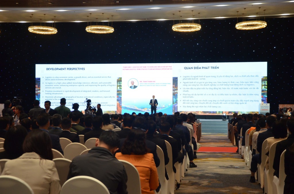 Diễn dàn Logistics Việt Nam 2025 được tổ chức tại thành phố Đà Nẵng (Ảnh Đ.Minh)