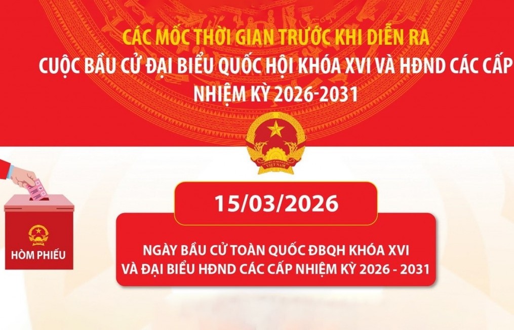 Các mốc thời gian trước và sau khi diễn ra cuộc bầu cử đại biểu Quốc hội khóa XVI