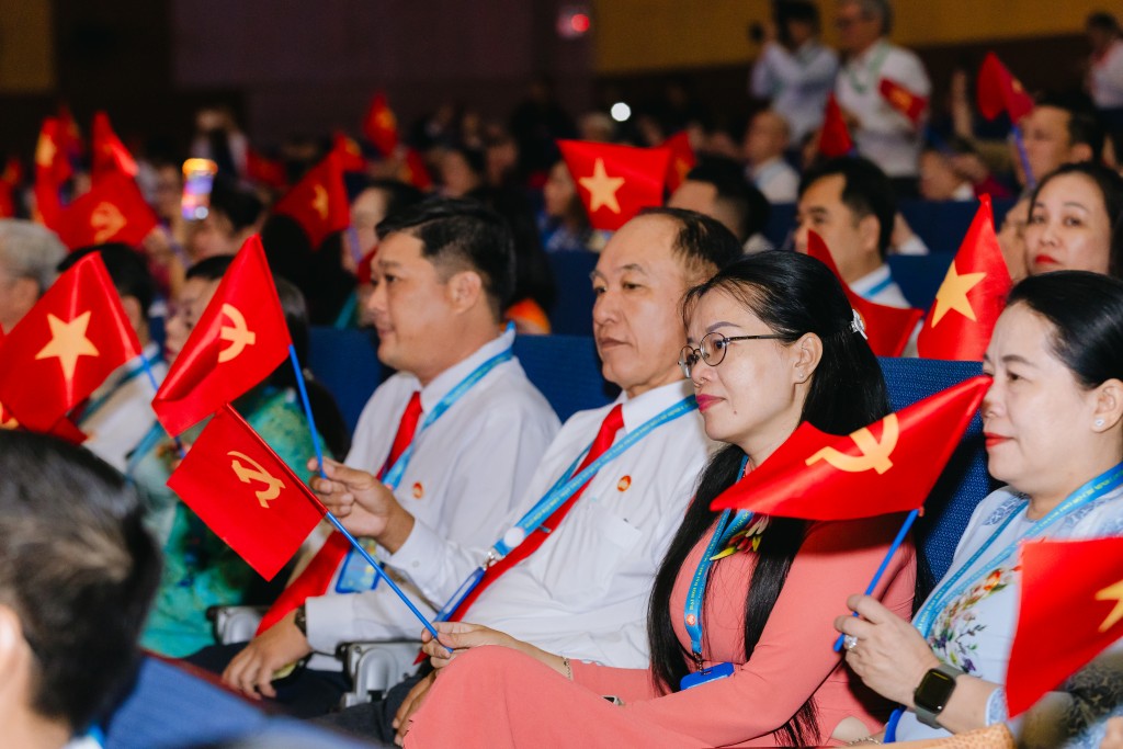 Các đại biểu tham dự Đại hội đại biểu MTTQ Việt Nam TPHCM