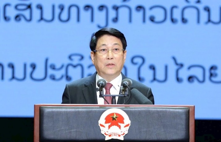 Diễn văn của Chủ tịch nước Lương Cường tại lễ kỷ niệm 50 năm Quốc khánh CHDCND Lào