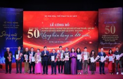 Công bố 50 tác phẩm văn học, nghệ thuật biểu diễn xuất sắc sau nửa thế kỷ sáng tạo
