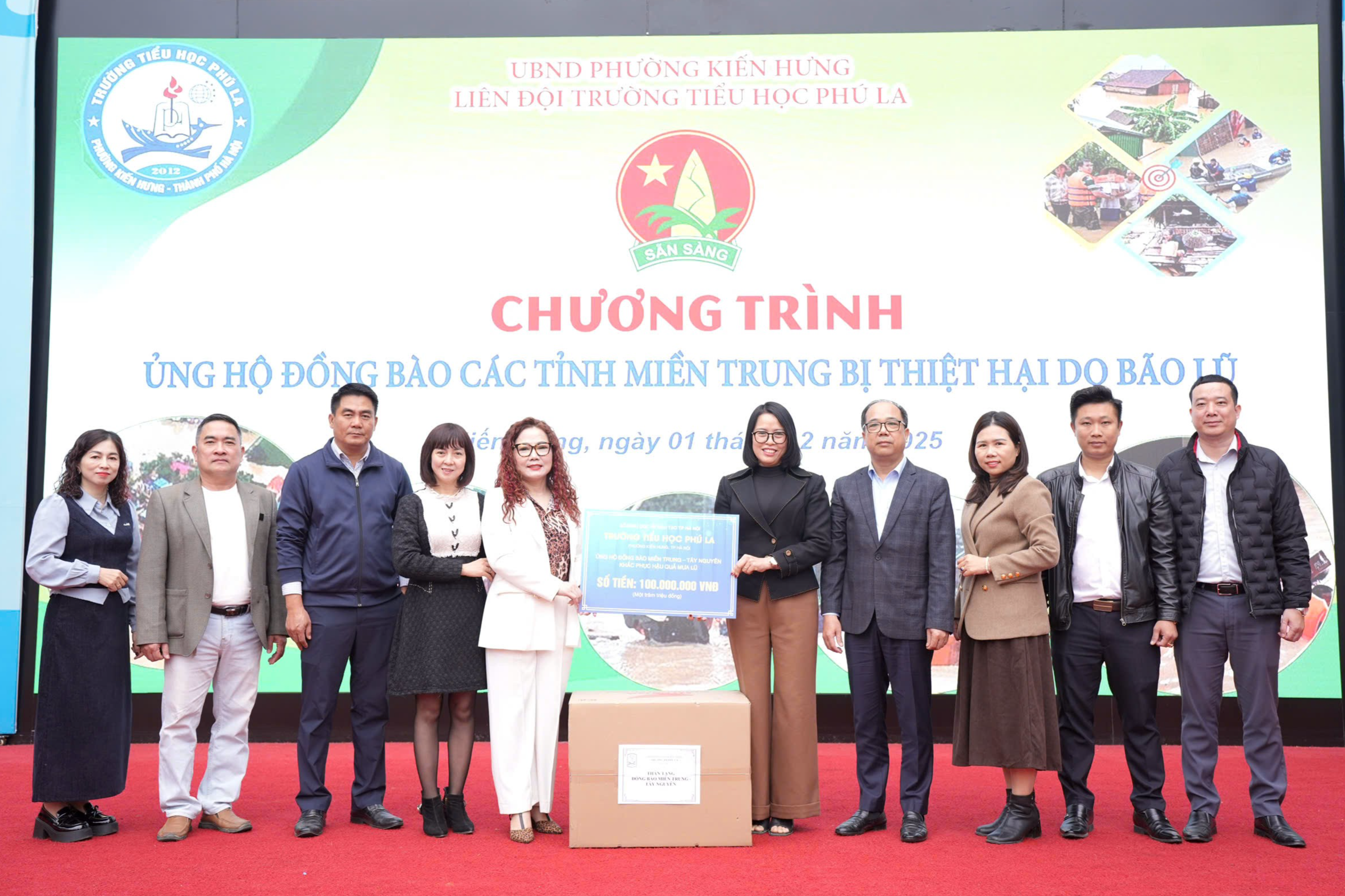 Trường Tiểu học Phú La chia sẻ yêu thương tới đồng bào vùng lũ Trường Tiểu học Phú La chia sẻ yêu thương tới đồng bào vùng lũ