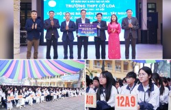 Trường THPT Cổ Loa trao yêu thương đến đồng bào vùng lũ