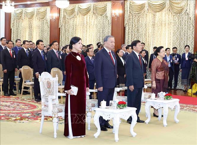 Tổng Bí thư Tô Lâm nhận Huân chương Vàng Quốc gia của Nhà nước Lào Tổng Bí thư Tô Lâm nhận Huân chương Vàng Quốc gia của Nhà nước Lào