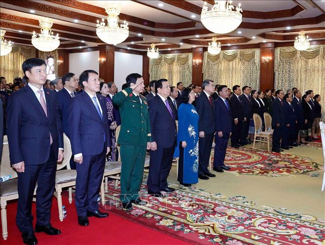 Tổng Bí thư Tô Lâm nhận Huân chương Vàng Quốc gia của Nhà nước Lào Tổng Bí thư Tô Lâm nhận Huân chương Vàng Quốc gia của Nhà nước Lào