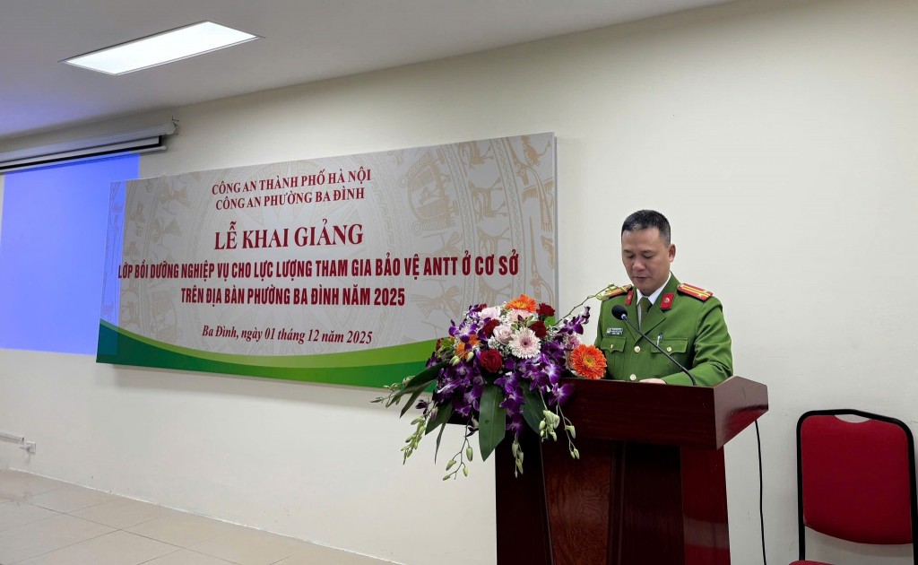 Đẩy mạnh tập huấn cho lực lượng bảo vệ an ninh cơ sở Đẩy mạnh tập huấn cho lực lượng bảo vệ an ninh cơ sở