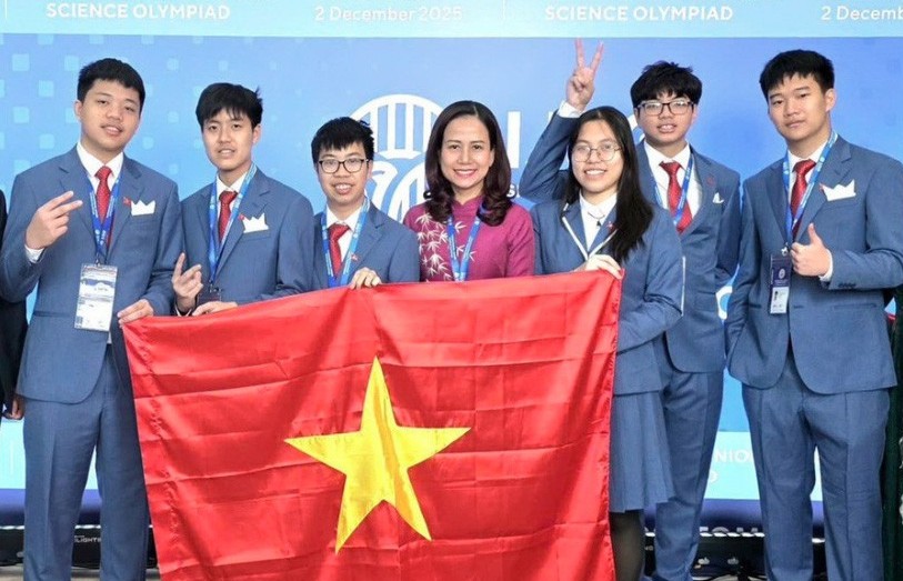 6 học sinh thi Olympic khoa học trẻ thế giới đều giành huy chương