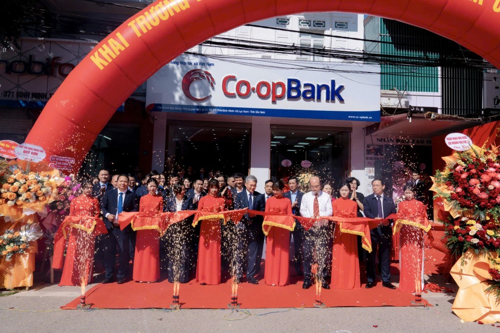 Co-opBank chi nhánh Bắc Giang khai trương Phòng giao dịch số 1