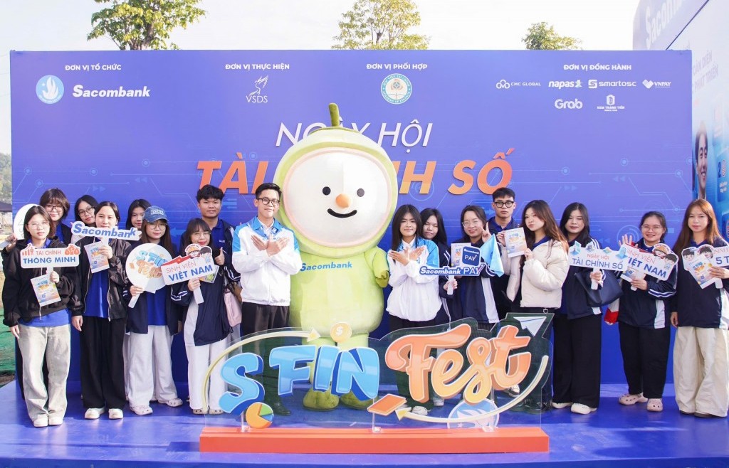 Sacombank cùng thế hệ trẻ lan tỏa tinh thần “tài chính thông minh - tương lai bứt phá” qua S-FINFEST 2025