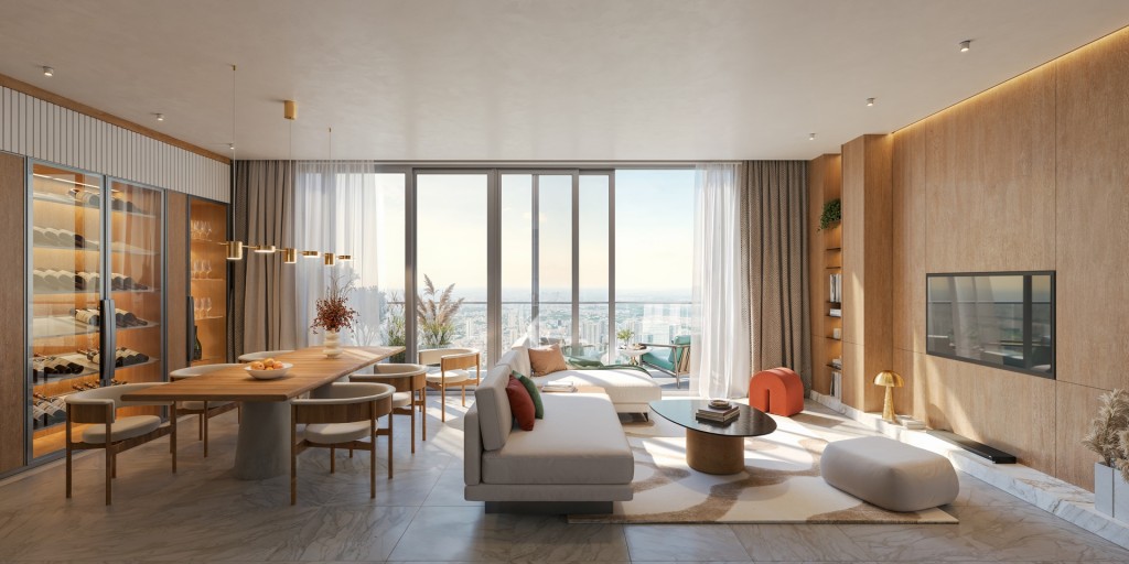 Dòng sản phẩm phiên bản giới hạn sở hữu vị trí góc và diện tích lớn giữa trung tâm Thủ đô. Ảnh: Sun Property.