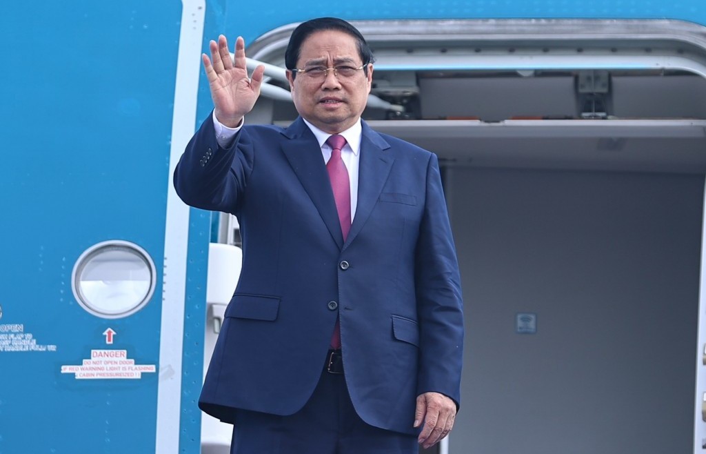 Thủ tướng Phạm Minh Chính lên đường tới Lào đồng chủ trì Kỳ họp 48 Ủy ban liên Chính phủ Việt Nam-Lào