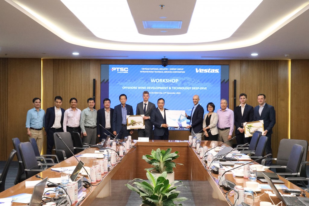 PTSC và Vestas đồng hành phát triển điện gió ngoài khơi