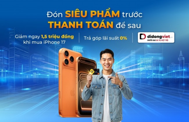 Sở hữu iPhone 17 dễ dàng với ưu đãi giảm 1,5 triệu đồng từ PVcomBank