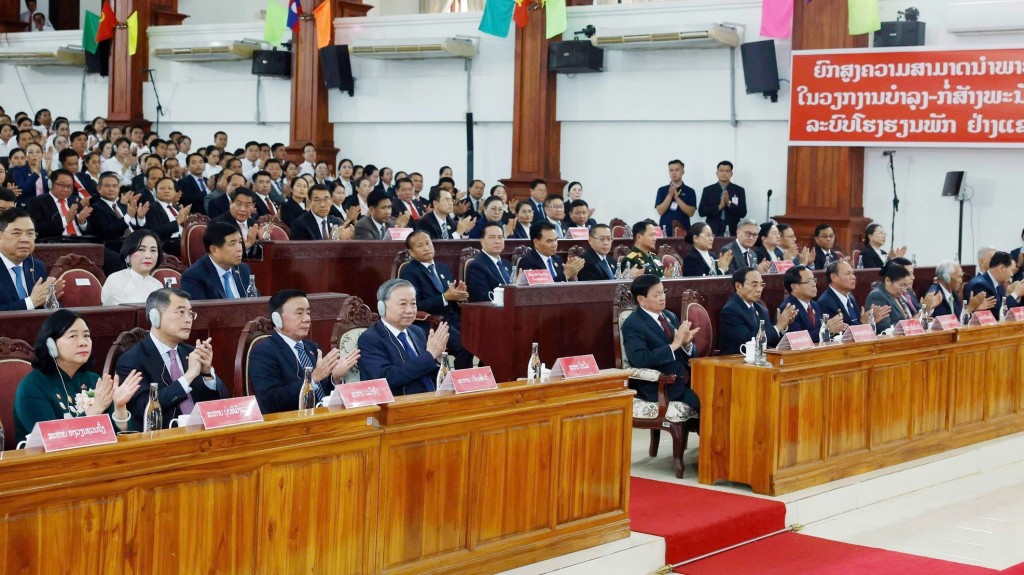 Phát biểu của Tổng Bí thư Tô Lâm tại Học viện Chính trị và Hành chính Quốc gia Lào