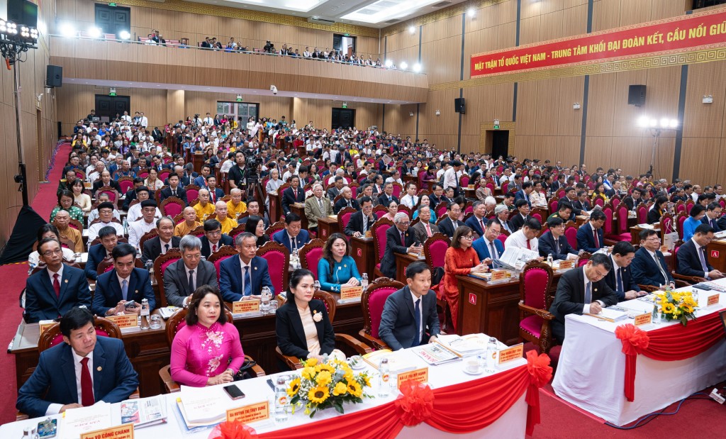 Đại hội đại biểu Mặt trận Tổ quốc (MTTQ) Việt Nam TP Đà Nẵng lần thứ I, nhiệm kỳ 2025 - 2030 đã chính thức bế mạc (Ảnh Út Vũ)