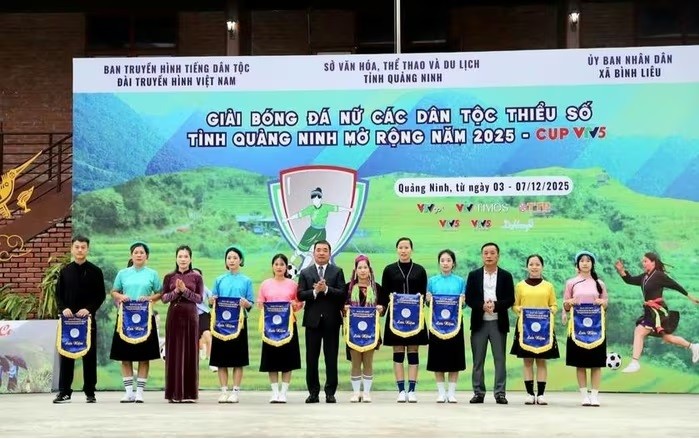 Khai mạc Giải Bóng đá nữ các dân tộc thiểu số Quảng Ninh mở rộng 2025