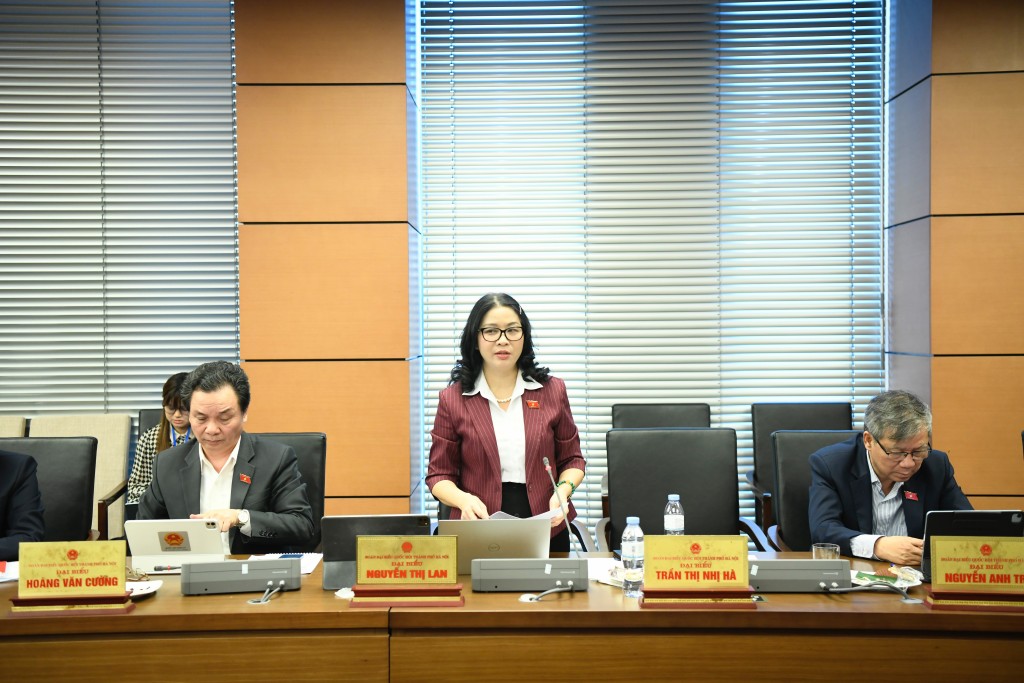 Đại biểu Quốc hội Nguyễn Thị Lan nêu những góp ý  nhằm phát triển bền vứng nông nghiệp, nông thôn 