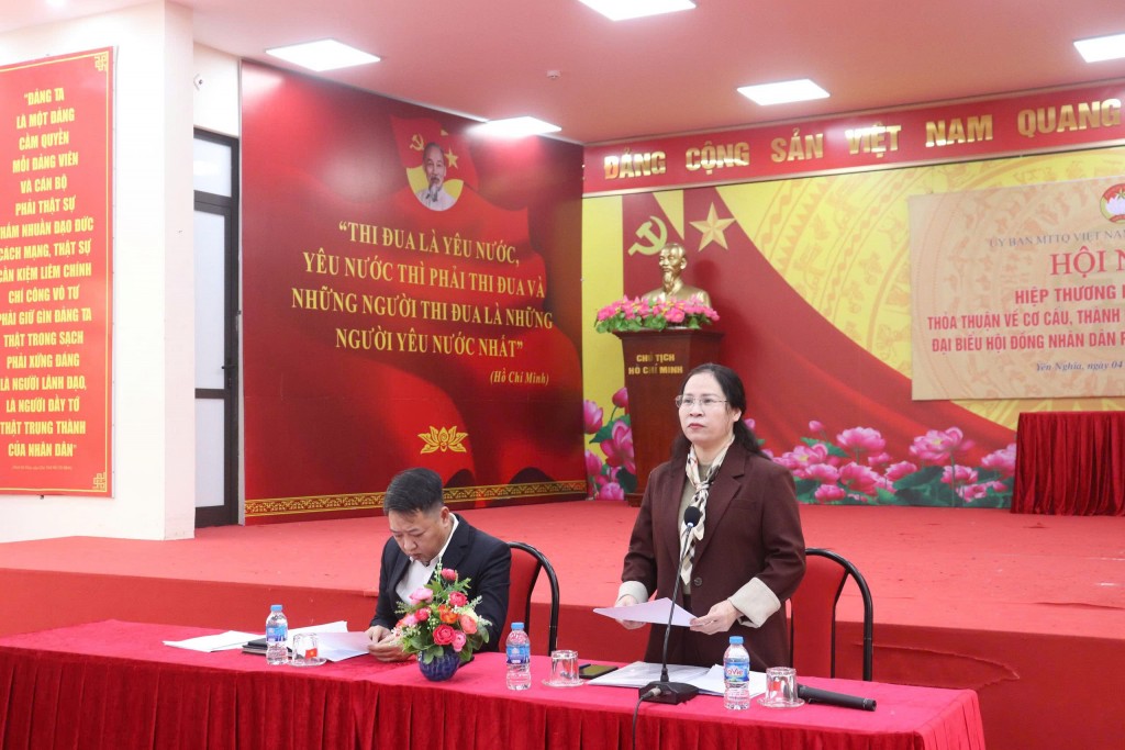 Phường Yên Nghĩa hiệp thương thống nhất cơ cấu ứng cử đại biểu HĐND 2026 - 2031