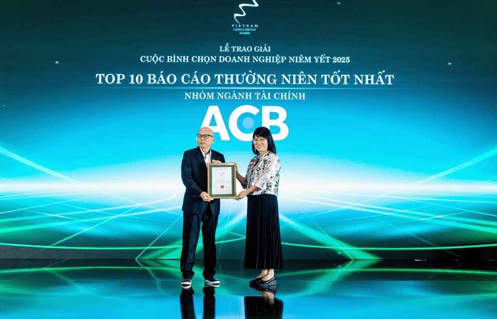 ACB được vinh danh Top 10 báo cáo thường niên tốt nhất