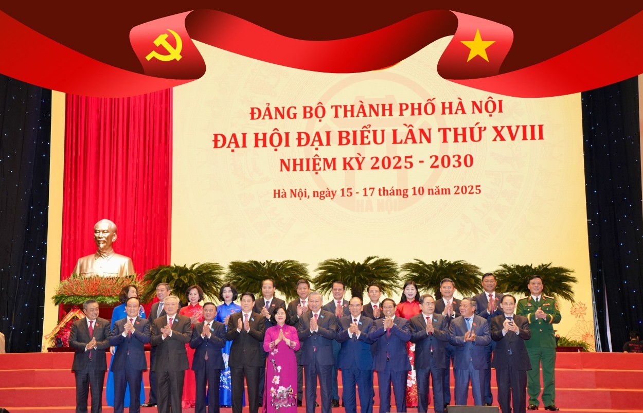 Ban Thường vụ Thành ủy Hà Nội khóa XVIII, nhiệm kỳ 2025 - 2030