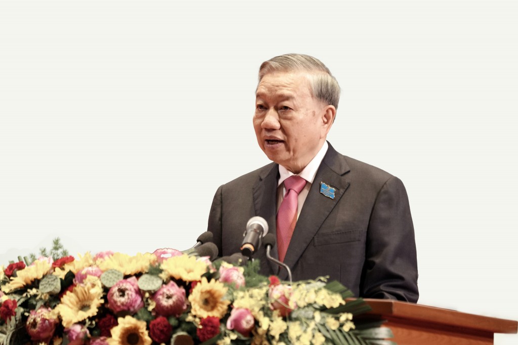 Tổng Bí thư Tô Lâm phát biểu tại Đại hội Đảng bộ thành phố Hà Nội khóa XVIII, nhiệm kỳ 2025 - 2030