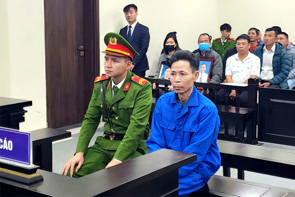 Bị cáo Cao Văn Hùng tại phiên xử