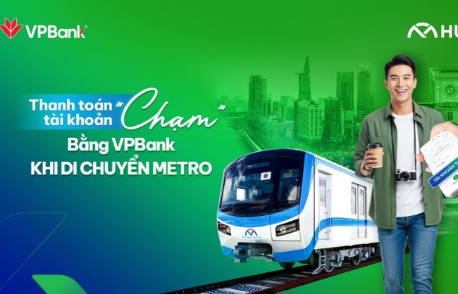 VPBank triển khai thanh toán chạm bằng tài khoản tại Metro TP HCM