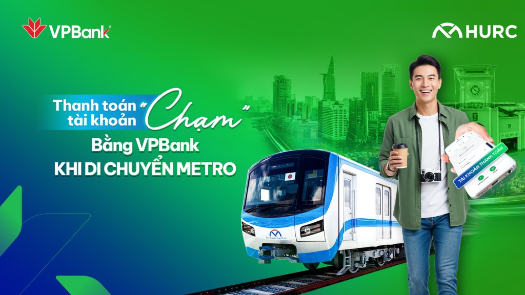VPBank triển khai thanh toán chạm bằng tài khoản tại Metro TP HCM
