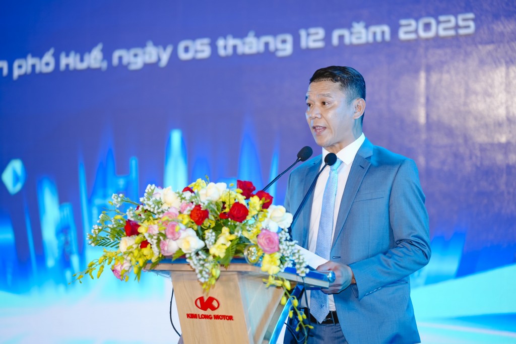 Ông Đào Viết Ánh, Tổng Giám đốc Kim Long Motor cho rằng việc khánh thành nhà máy sẽ tạo nên bước đột phá mạnh mẽ trong năng lực sản xuất, chế tạo công nghiệp nội địa Ông Đào Viết Ánh, Tổng Giám đốc Kim Long Motor cho rằng việc khánh thành nhà máy sẽ tạo nên bước đột phá mạnh mẽ trong năng lực sản xuất, chế tạo công nghiệp nội địa