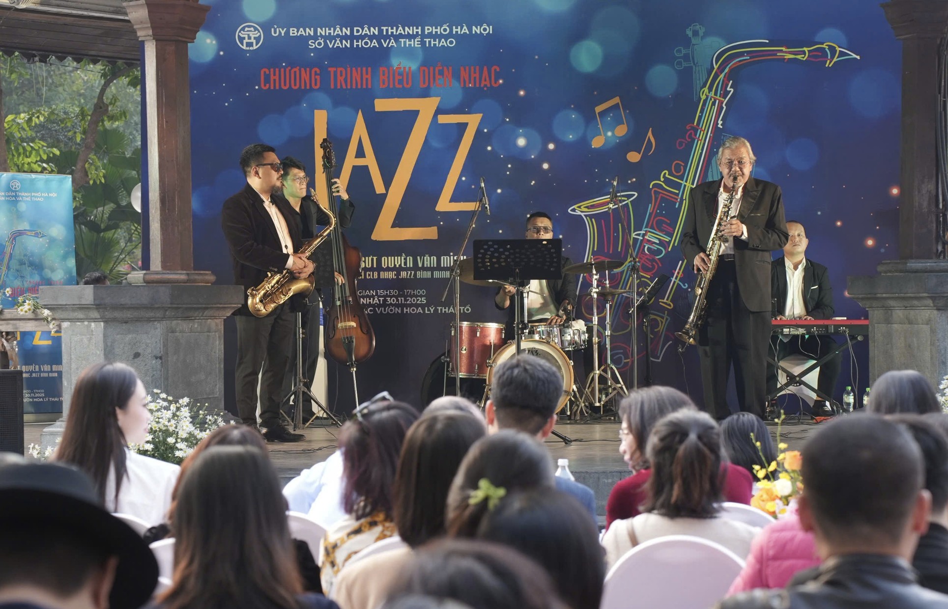 Hà Nội tiếp tục Dự án âm nhạc phục vụ cộng đồng định kỳ chiều Chủ nhật  hằng tuần tại Nhà Bát Giác - Vườn hoa Lý Thái Tổ
