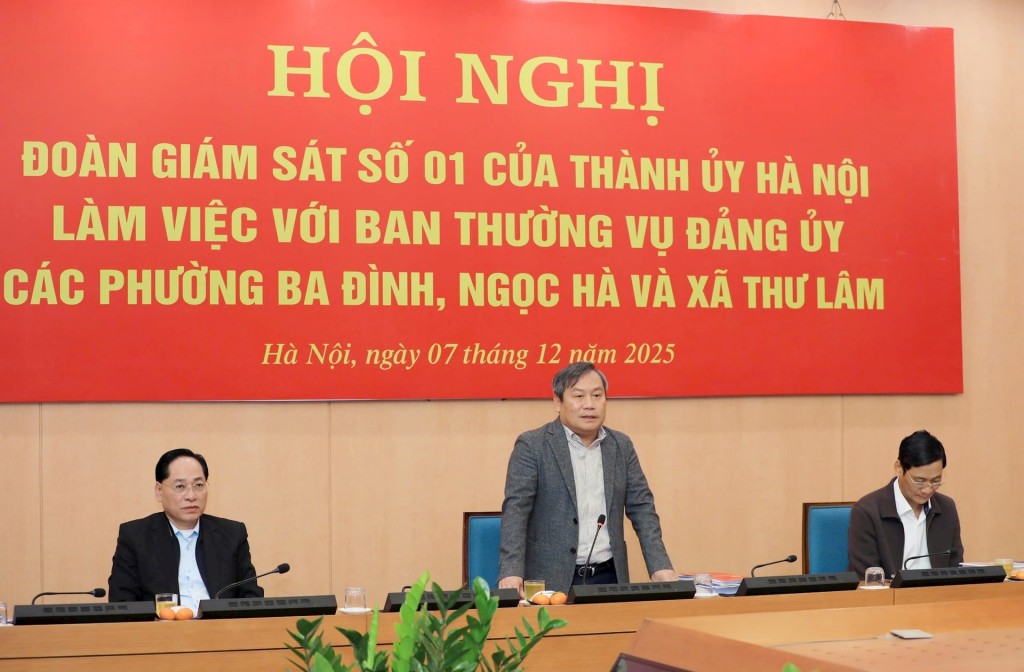 Đồng chí Vũ Đại Thắng, Ủy viên Trung ương Đảng, Phó Bí thư Thành ủy, Chủ tịch UBND thành phố phát biểu chỉ đạo. Ảnh: T.Hải Đồng chí Vũ Đại Thắng, Ủy viên Trung ương Đảng, Phó Bí thư Thành ủy, Chủ tịch UBND thành phố phát biểu chỉ đạo. Ảnh: T.Hải