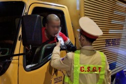 Xử lý 129 trường hợp vi phạm nồng độ cồn trong ngày cuối tuần