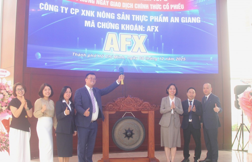 Cổ phiếu AFX của Công ty Xuất nhập khẩu Nông thủy sản An Giang chính thức lên sàn HOSE